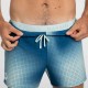 Bermudas de natación cortas azul con camuflaje para hombre 100